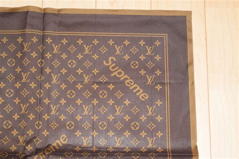 lv supreme bandana fake